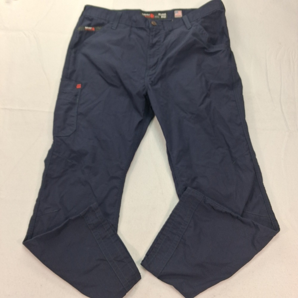 Ariat Pants Mens 38x30 M4 Relaxed Boot Navy Blue FR Flame Resistant EUC